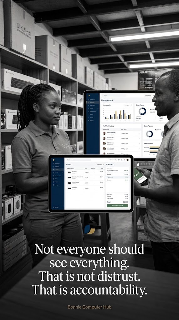 USERS RULES AND PERMISSIONS- CASHIER ,MANAGER ,ADMIN ,OWNER